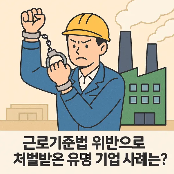 근로기준법위반 유명 기업 사례로 알아보는 법적 대응 전략